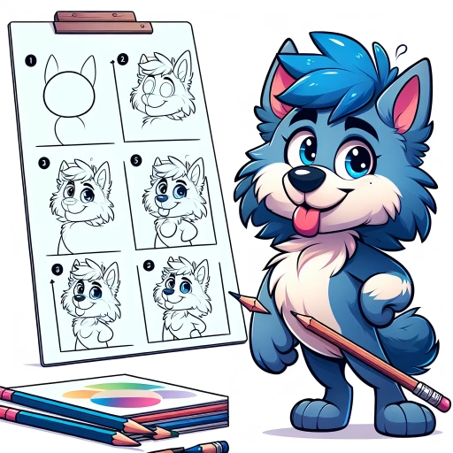 how to draw bluey