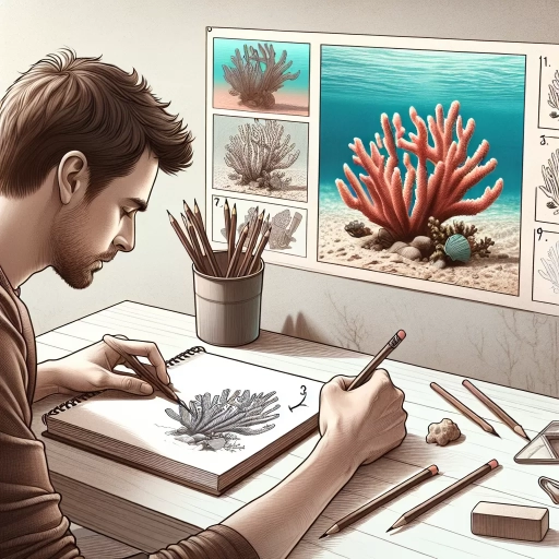 how to draw coral