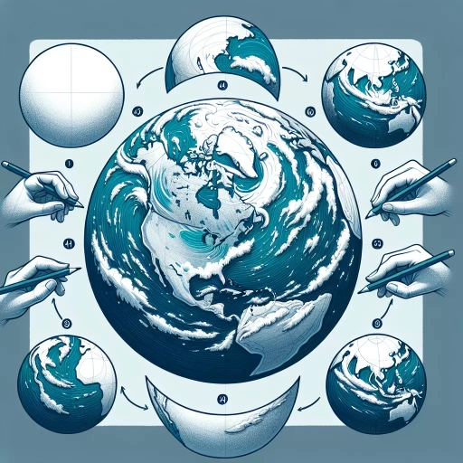 how to draw earth