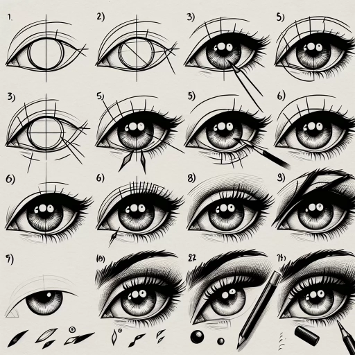 how to draw eyes easy