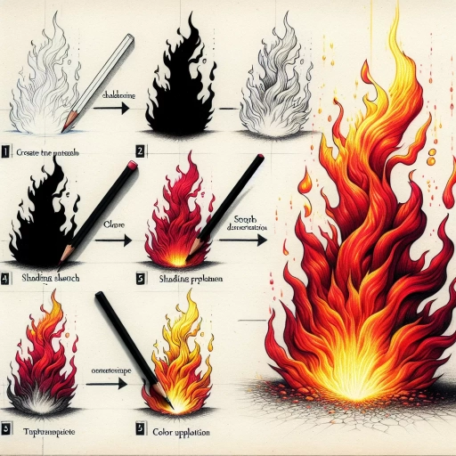 how to draw flames