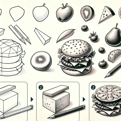 how to draw food