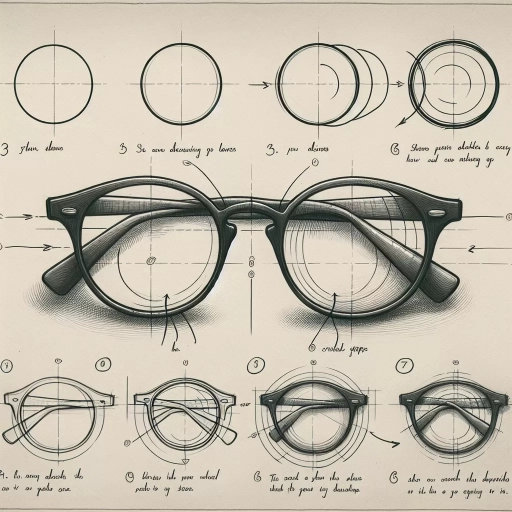 how to draw glasses