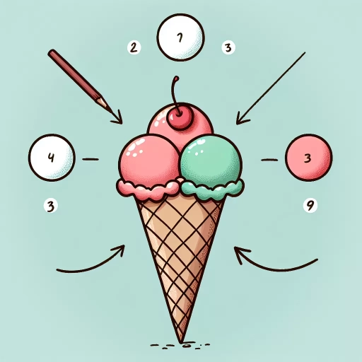 how to draw ice cream