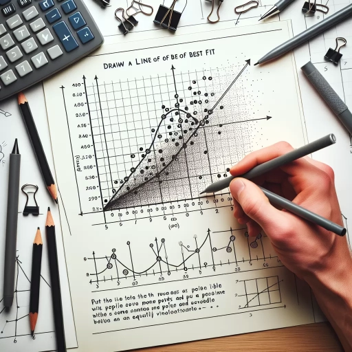 how to draw line of best fit