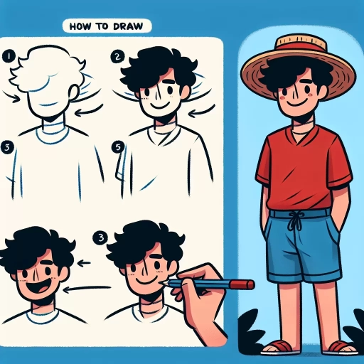 how to draw luffy