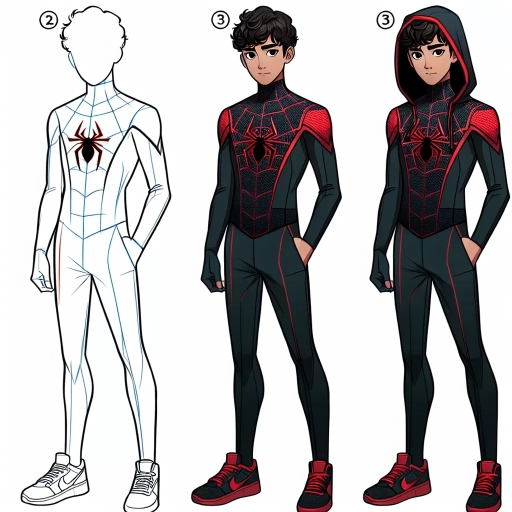 how to draw miles morales