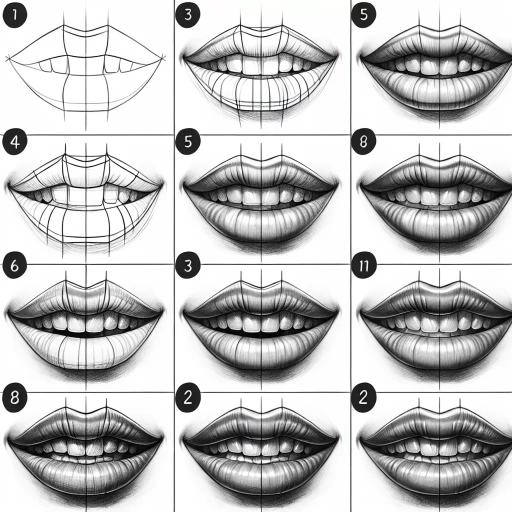 how to draw mouth