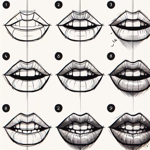 how to draw mouths