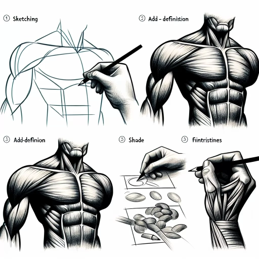 how to draw muscles