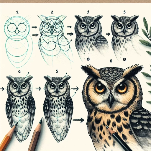 how to draw owl