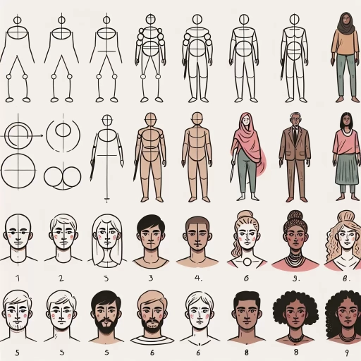 how to draw people easy