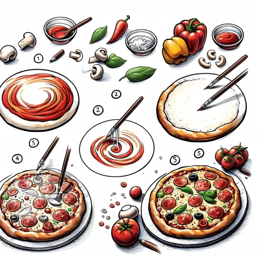 how to draw pizza