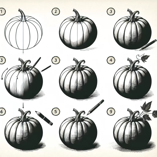 how to draw pumpkin