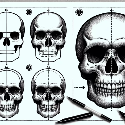 how to draw skull