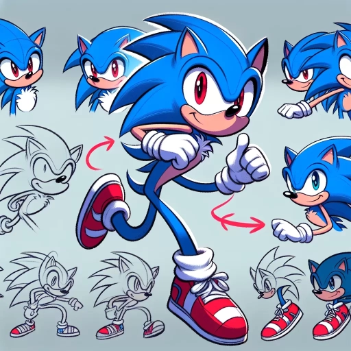how to draw sonic the hedgehog