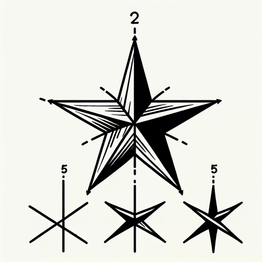 how to draw star