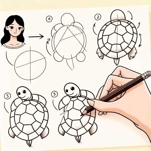 how to draw turtle