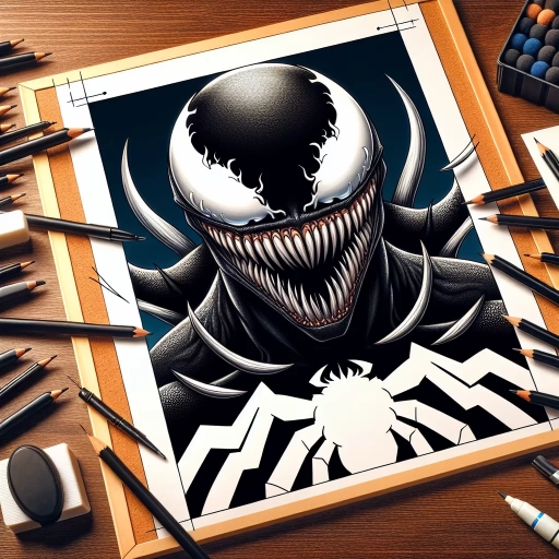 how to draw venom