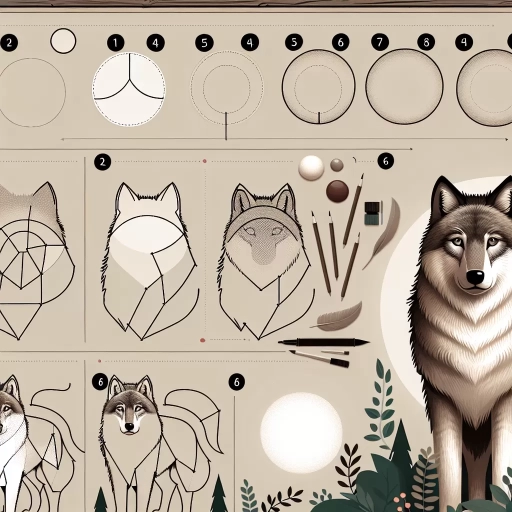 how to draw wolf