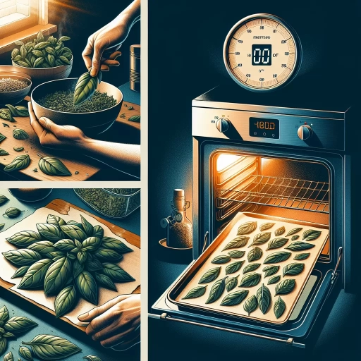 how to dry basil in oven