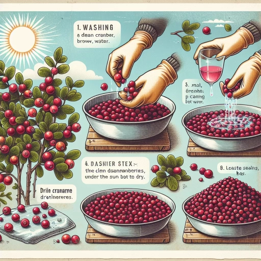 how to dry cranberries