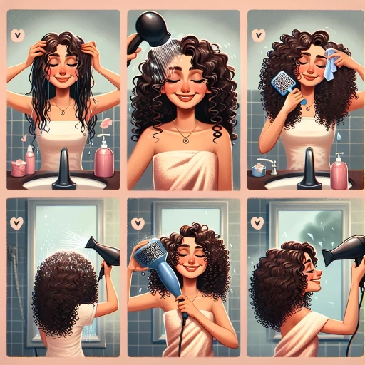 how to dry curly hair
