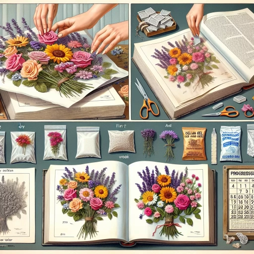 how to dry flowers quickly