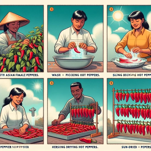 how to dry hot peppers