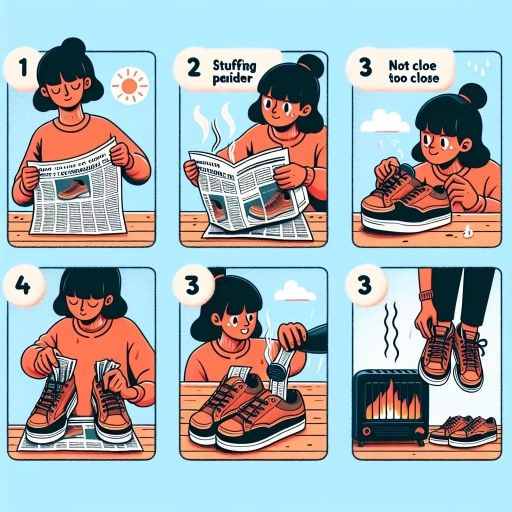 how to dry shoes fast