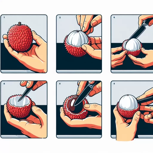 how to eat a lychee