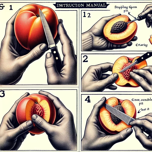 how to eat a peach
