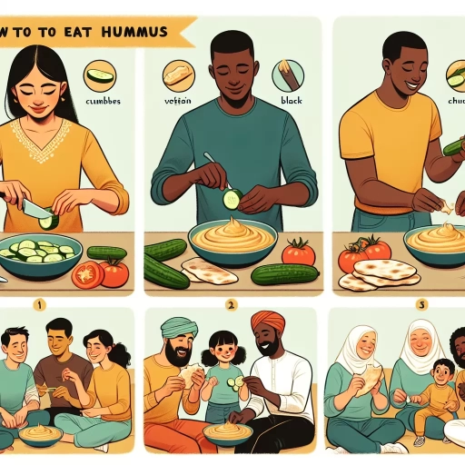 how to eat hummus