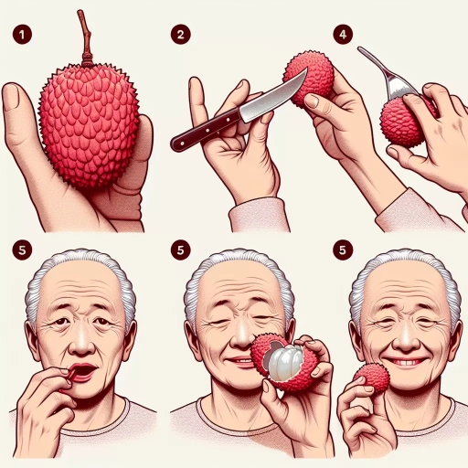 how to eat lychee