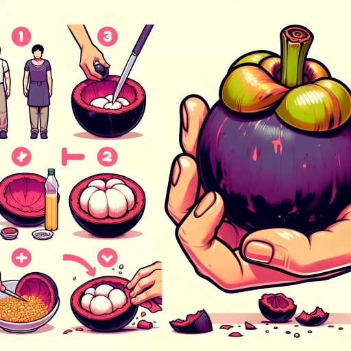 how to eat mangosteen