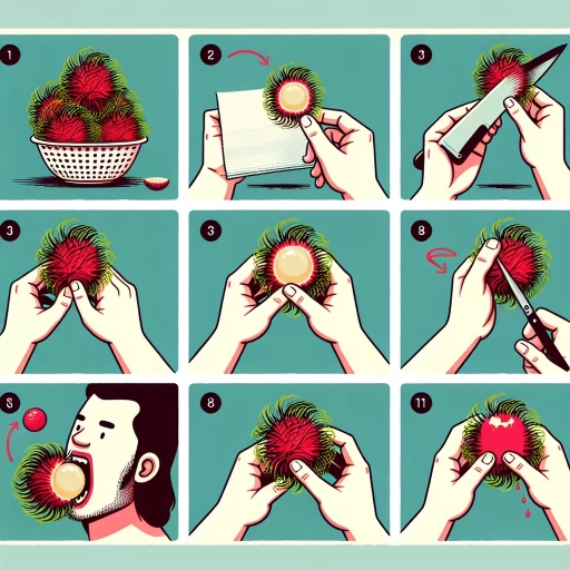 how to eat rambutan