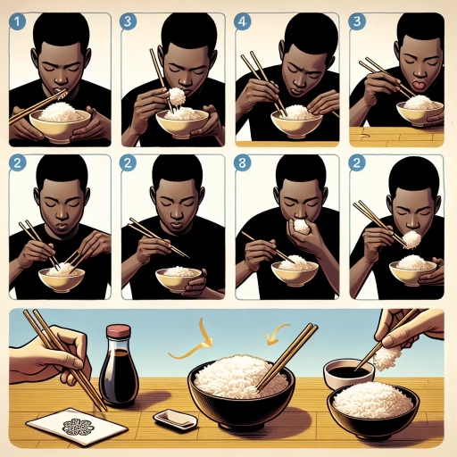 how to eat rice with chopsticks
