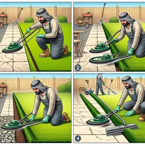 how to edge a lawn