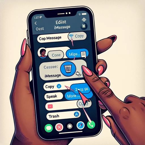 how to edit imessage