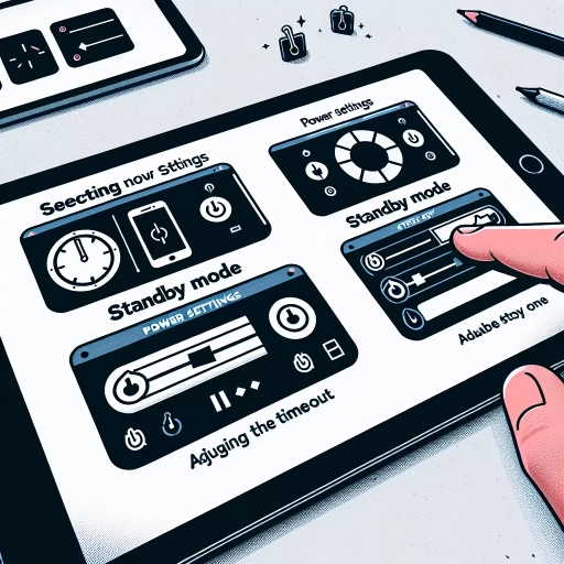 how to edit standby mode