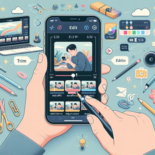 how to edit videos on iphone