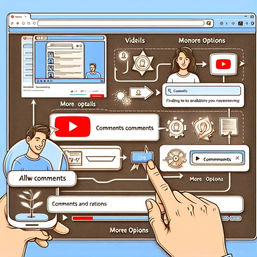 how to enable comments on youtube