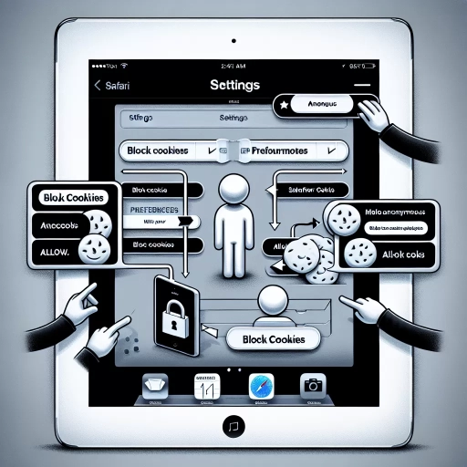how to enable cookies on ipad
