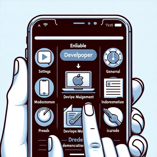 how to enable developer mode on iphone