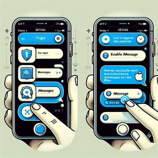 how to enable imessage on iphone