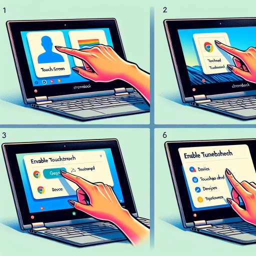 how to enable touch screen on chromebook