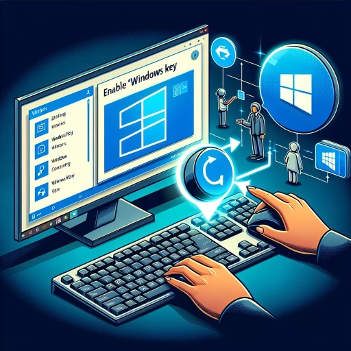 how to enable windows key