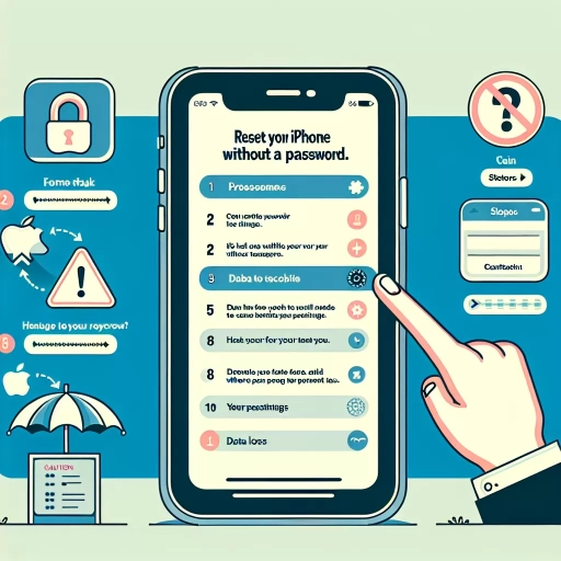how to erase iphone without password