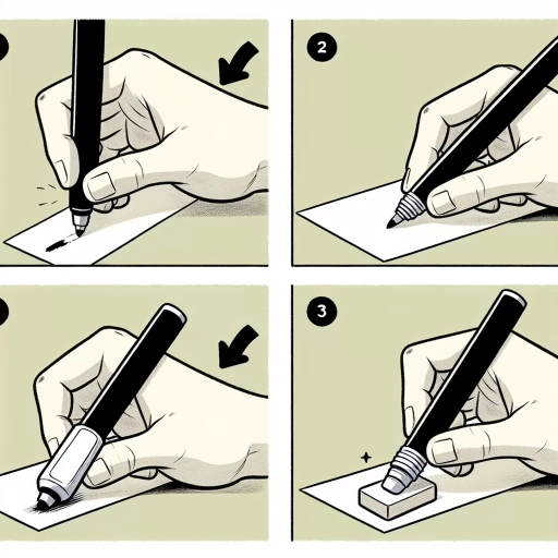 how to erase pen