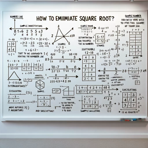 how to estimate square roots